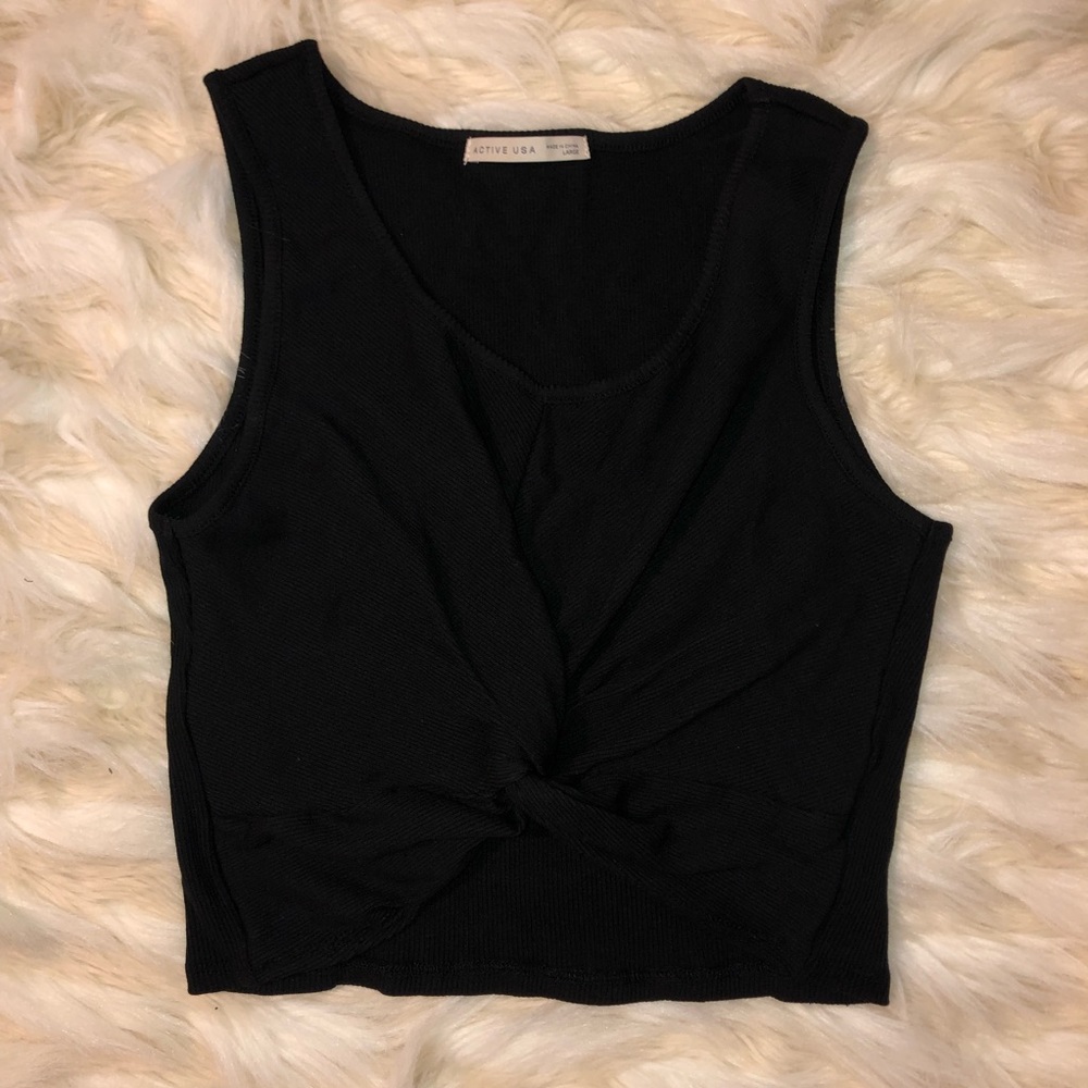Black Crop Top
